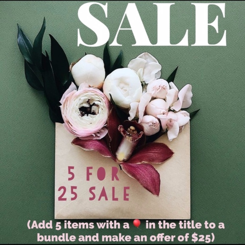 🎈 5 FOR $25 SALE 🎈